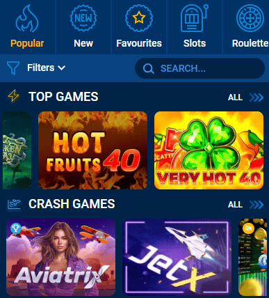 Best Casino Games at Mostbet
